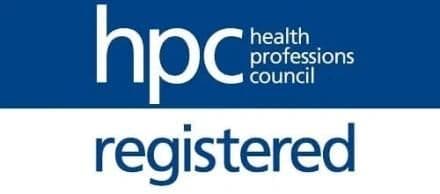 HCPC (Health & Care Professions Council) registered