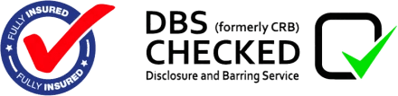 Fully insured and DBS checked
